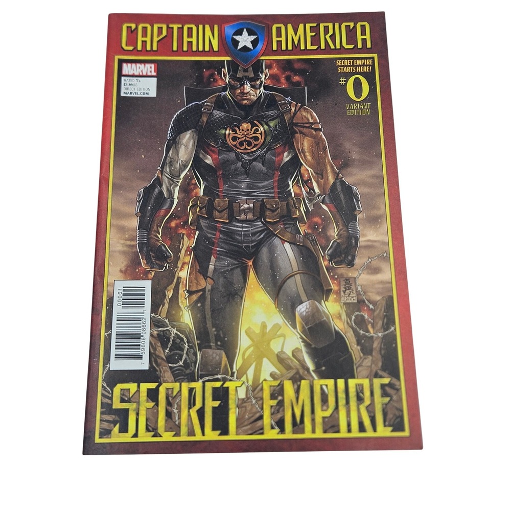 Marvel Captain America Secret Empire #0 Variant‎ Edition Comic Book